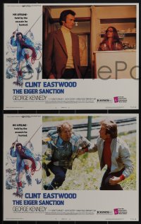 4t0829 EIGER SANCTION 8 LCs 1975 mountain climber Clint Eastwood, George Kennedy, cool border art!