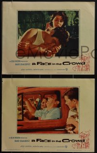 4t0830 FACE IN THE CROWD 8 LCs 1957 Andy Griffith took it raw like his bourbon & his sin, Elia Kazan