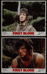 4t0831 FIRST BLOOD 8 LCs 1983 Sylvester Stallone as John Rambo, Crenna, Dennehy, David Caruso!