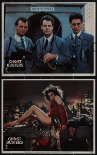 4t0833 GHOSTBUSTERS 8 LCs 1984 Bill Murray, Aykroyd & Harold Ramis are here to save the world!