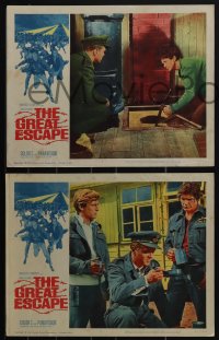 4t0892 GREAT ESCAPE 4 LCs 1963 Steve McQueen, John Sturges classic prison break, McCarthy art!