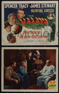 4t0840 MALAYA 8 LCs 1949 James Stewart, Spencer Tracy, Valentina Cortesa, Sydney Greenstreet