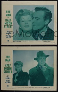 4t0895 MAN IN HALF MOON STREET 4 LCs 1944 120 year-old Nils Asther needs new glands to stay alive!