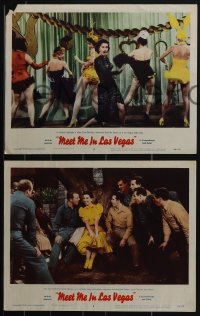 4t0871 MEET ME IN LAS VEGAS 6 LCs 1956 Cyd Charisse & Montevecchi dance Frankie & Johnny, Dan Dailey!