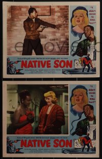 4t0897 NATIVE SON 4 LCs 1950 Wallace, Richard Wright's controversial story of interracial killing!