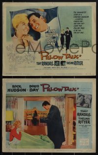 4t0843 PILLOW TALK 8 LCs 1959 bachelor Rock Hudson loves pretty career girl Doris Day, complete set!