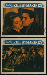 4t0872 PRIDE OF THE MARINES 6 LCs 1945 great images of sexiest Eleanor Parker, John Garfield!