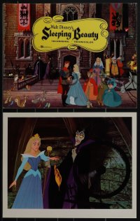 4t0864 SLEEPING BEAUTY 7 LCs 1959 Walt Disney cartoon fairy tale fantasy classic, cool images!