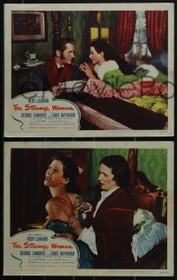 4t0899 STRANGE WOMAN 4 LCs 1946 Hedy Lamarr & George Sanders in the whispered about book!