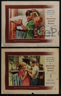 4t0865 STREETCAR NAMED DESIRE 7 LCs 1951 Marlon Brando, Leigh, Hunter, Elia Kazan classic!