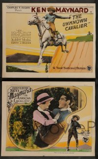 4t0855 UNKNOWN CAVALIER 8 LCs 1926 western cowboy Ken Maynard & pretty Kathleen Collins!