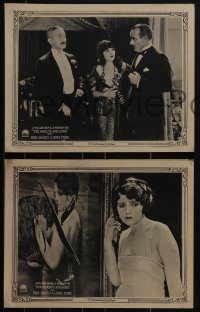 4t0874 WORLD'S APPLAUSE 6 LCs 1923 sexy showgirl Bebe Daniels with Lewis Stone & Adolphe Menjou!