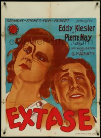 4w0511 ECSTASY pre-war Belgian 1933 sexy Hedy Lamarr billed under her real name Kiesler!