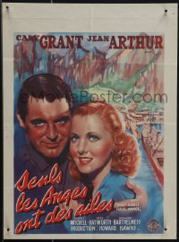 4w0299 ONLY ANGELS HAVE WINGS Belgian R1945 Cary Grant, Jean Arthur, Howard Hawks, ultra rare!