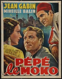 4w0300 PEPE LE MOKO Belgian R1950s Jean Gabin & Mireille Balin, directed by Julien Duvivier!