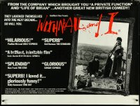 4w0025 WITHNAIL & I British quad 1987 Bruce Robinson black comedy, different and ultra rare!
