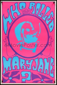 4w0629 WHO ROLLED MARY JANE 23x35 commercial poster 1969 Zig-Zag, psychedelic artwork by Bill Olive!