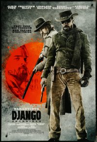 4w0789 DJANGO UNCHAINED int'l advance DS 1sh 2012 Jamie Foxx, Christoph Waltz, Leonardo DiCaprio!