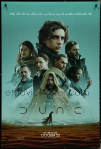 4w0793 DUNE teaser DS 1sh 2021 Villeneuve version, Frank Herbert, Chalamet as Atreides & top cast!