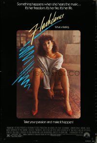 4w0814 FLASHDANCE 1sh 1983 sexy dancer Jennifer Beals, take your passion and make it happen!