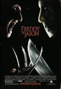 4w0819 FREDDY VS JASON advance DS 1sh 2003 cool image of horror icons, ultimate battle!