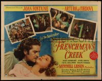 4w0363 FRENCHMAN'S CREEK style B 1/2sh 1944 Joan Fontaine, swashbuckler de Cordova, ultra rare!