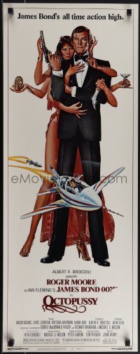 4w0197 OCTOPUSSY insert 1983 Goozee art of sexy Maud Adams & Roger Moore as James Bond 007!
