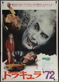 4w0418 DRACULA A.D. 1972 Japanese 1972 Hammer, Christopher Lee, sexy Caroline Munro & Beacham!