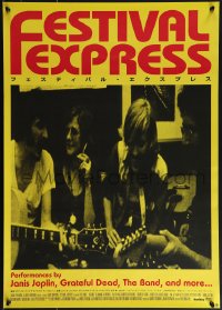 4w0421 FESTIVAL EXPRESS Japanese 2005 music documentary with Janis Joplin & other greats!