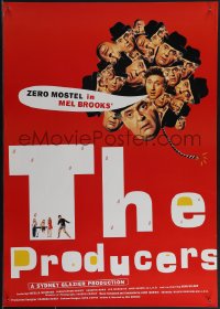 4w0464 PRODUCERS Japanese 2001 Mel Brooks, wacky different images of Zero Mostel!