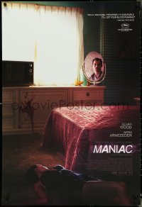 4w0908 MANIAC 1sh 2012 creepy Elijah Wood, Nora Arnezeder, Genevieve Alexandra!