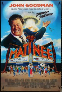 4w0912 MATINEE DS 1sh 1993 great art of smiling John Goodman in front of mushroom cloud!