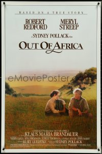 4w0924 OUT OF AFRICA 1sh 1985 Robert Redford & Meryl Streep, directed by Sydney Pollack!