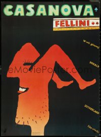 4w0680 FELLINI'S CASANOVA commercial Polish 27x36 1990 Il Casanova di Federico Fellini, Kalarus artwork!