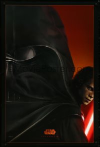4w0950 REVENGE OF THE SITH teaser DS 1sh 2005 Star Wars Episode III, great image of Darth Vader!