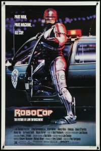 4w0955 ROBOCOP 1sh 1988 Paul Verhoeven, full-length cyborg police Peter Weller by Mike Bryan!
