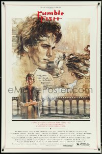 4w0959 RUMBLE FISH 1sh 1983 Francis Ford Coppola, great art of Matt Dillon by John Solie!