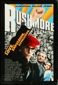 4w0961 RUSHMORE DS 1sh 1998 Wes Anderson, Jason Schwartzman, Bill Murray, love, expulsion, revolution