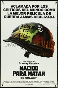 4w0659 FULL METAL JACKET Spanish 1987 Stanley Kubrick Vietnam War movie, Philip Castle art!