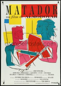 4w0664 MATADOR Spanish 1986 Pedro Almodovar, Antonio Banderas, cool Berlanga art!