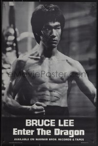 4w0254 ENTER THE DRAGON 18x28 music poster 1973 Bruce Lee, soundtrack, film that made him a legend!