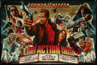 4w0087 LAST ACTION HERO signed artist's proof 24x36 art print 2017 by Matt Ryan Tobin, variant ed.!