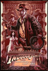4w0073 RAIDERS OF THE LOST ARK #20/90 24x36 art print 2018 Harrison Ford by Chris Weston, variant!