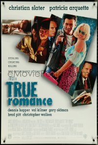 4w1024 TRUE ROMANCE DS 1sh 1993 Christian Slater, Patricia Arquette, by Quentin Tarantino!