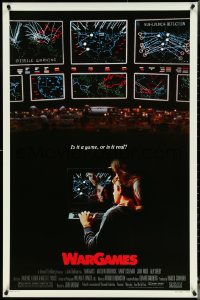 4w1036 WARGAMES 1sh 1983 Matthew Broderick plays video games to start World War III!