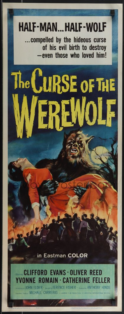 Emovieposter.com: 4w0162 Curse Of The Werewolf Insert 1961 Hammer, Art 