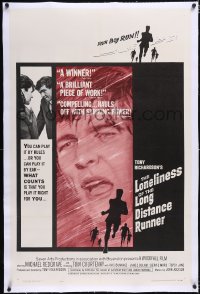 4x0455 LONELINESS OF THE LONG DISTANCE RUNNER linen 1sh 1sh 1962 Tom Courtney, Tony Richardson