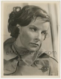 4y1154 CHRISTOPHER STRONG 8x10.25 still 1933 c/u of tired & dirty female aviator Katharine Hepburn!