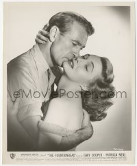 4y1179 FOUNTAINHEAD 8x10 still 1949 c/u of Gary Cooper as Howard Roark embracing Patricia Neal!