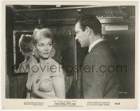 4y1181 FROM RUSSIA WITH LOVE 8x10 still 1964 Connery stares at sexy Daniela Bianchi undressing!